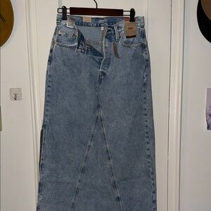 Levi's Classic Blue Denim Skirt